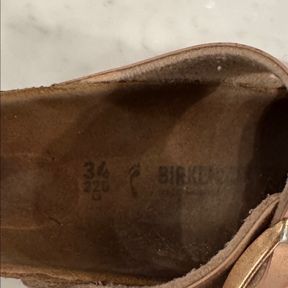 Birkenstock Kids Metallic Sandals - Picture 4 of 5